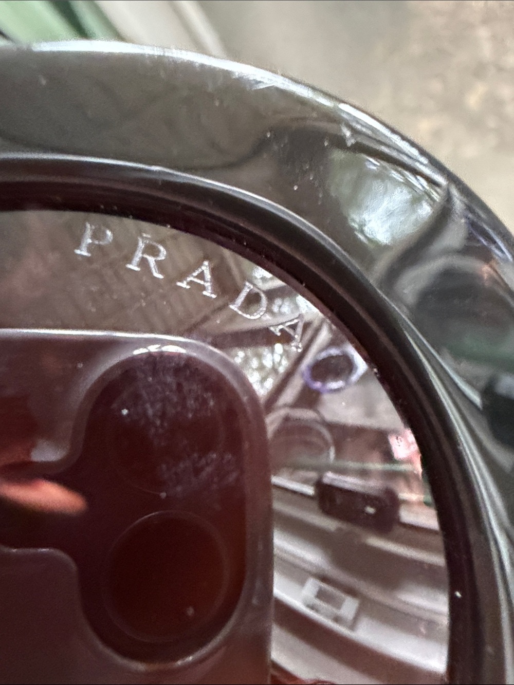 Prada Brown Oval Sunglasses with Gradient Lenses - Picture 5 of 16